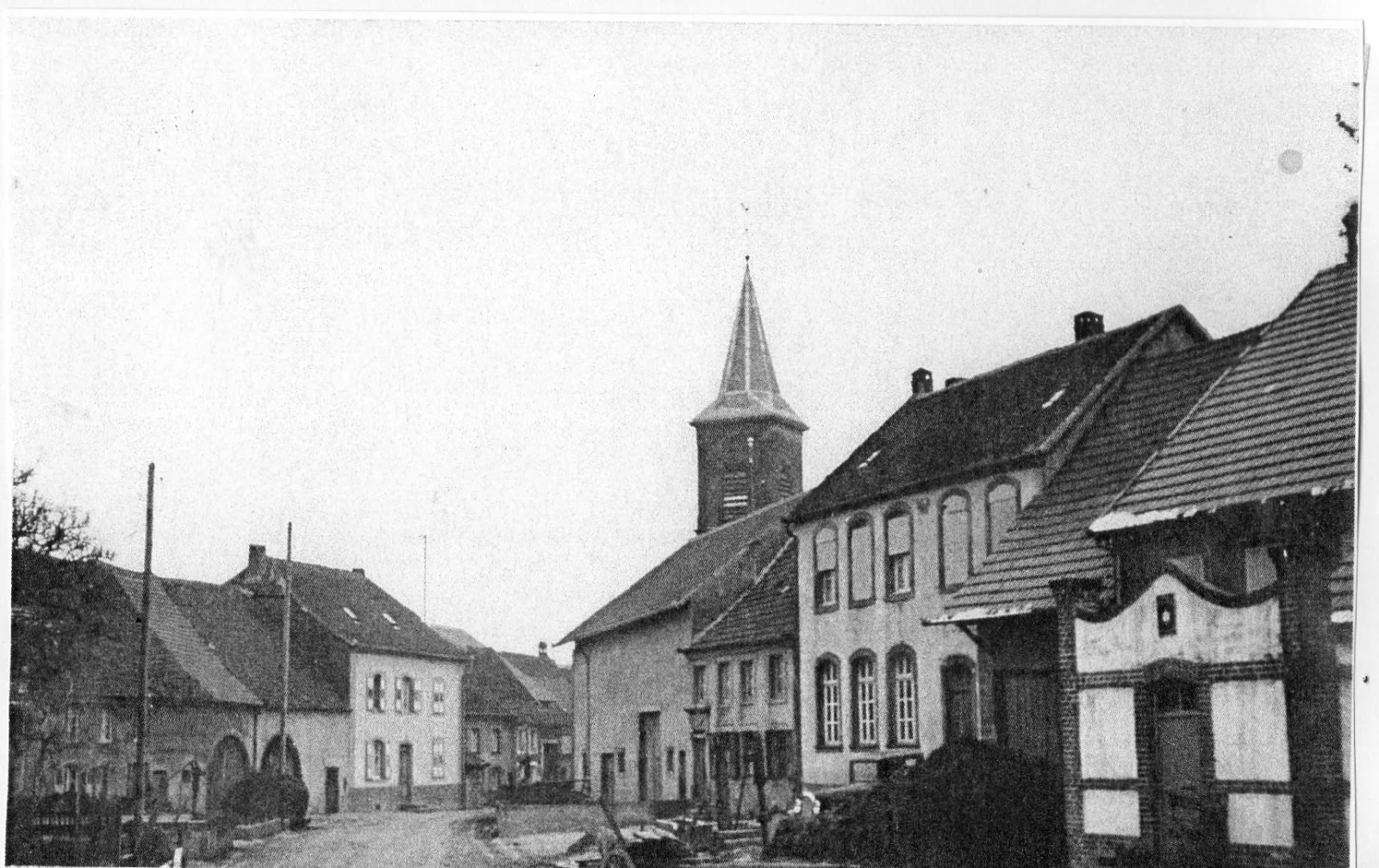 Rue de l'église - haut de la Rue