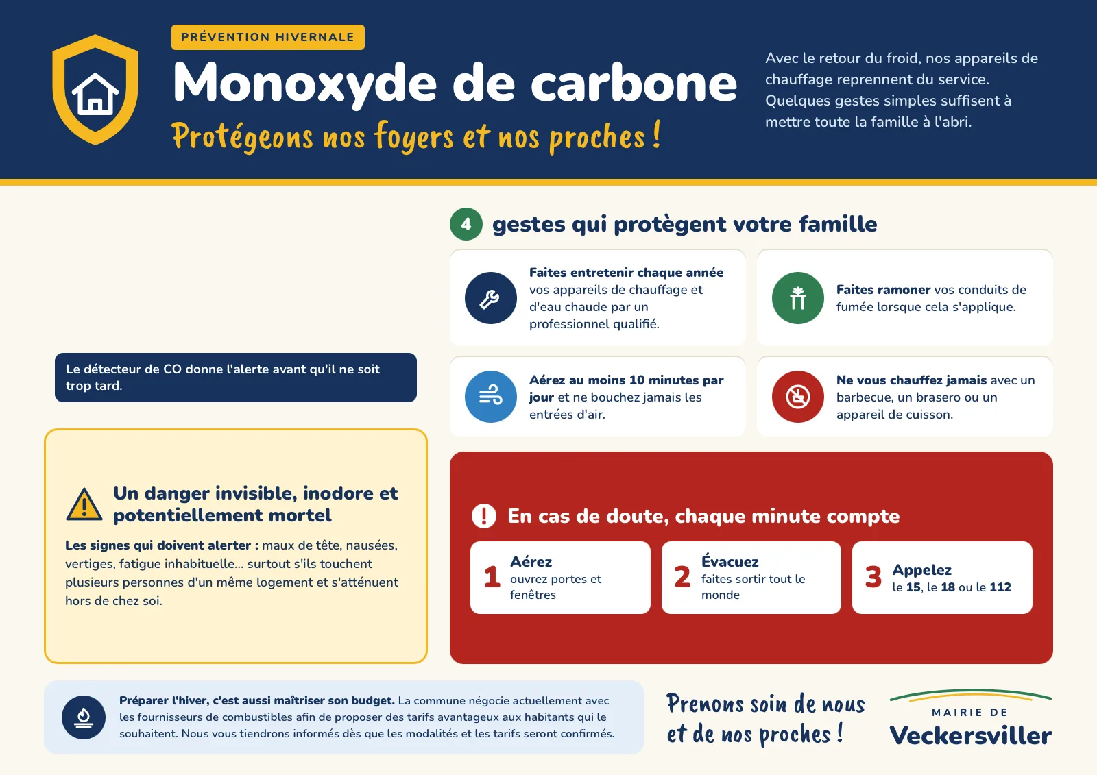 Fiche information : Monoxyde de carbone
